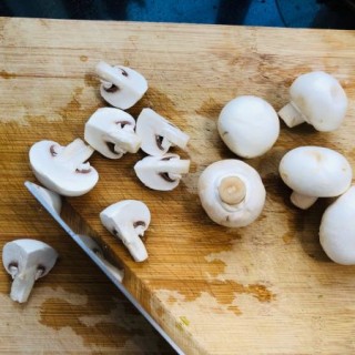  芦笋炒蘑菇（美善品） 净素食 第4步