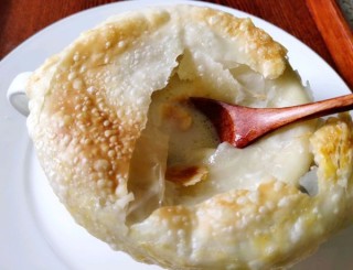  酥皮蘑菇蛤蜊奶油汤 第11步