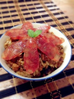  香菇海米酱油糯米饭 第6步