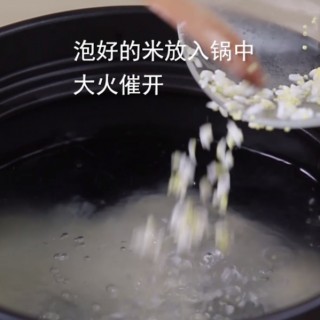  食美粥-蔬菜粥系列|“丝瓜香菇干贝粥”砂锅炖锅做法易学易做 第4步