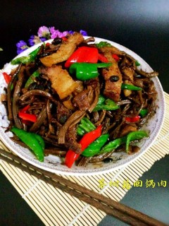  茶树菇回锅肉 第10步