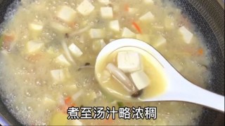  开胃蘑菇豆腐羹 第11步