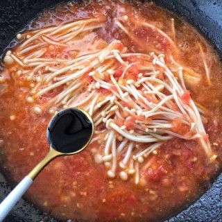  茄汁日本豆腐金针菇 第10步