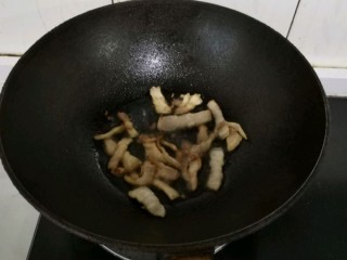  肉炒蘑菇 第3步