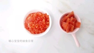  18M+茄汁菌菇牛肉面：宝宝辅食营养食谱菜谱 第3步