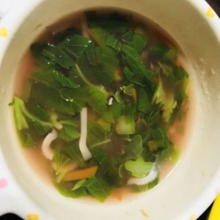  西兰花香菇胡萝卜鳕鱼饭➕红米苋汤 第11步