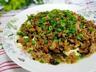  香菇肉沫蒸豆腐 美味不上火 第17步