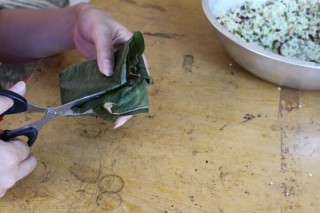  广式香菇花肉粽子（超详细，两种包法） 第30步
