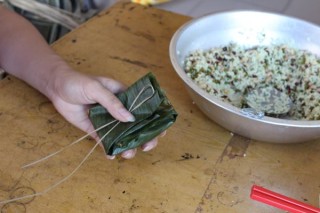  广式香菇花肉粽子（超详细，两种包法） 第31步