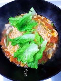  番茄蘑菇豆角煨面～三伏素食 第9步
